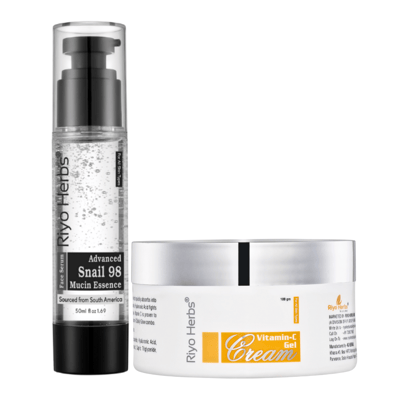 Vitamin C Gel Cream & Snail Mucin Combo