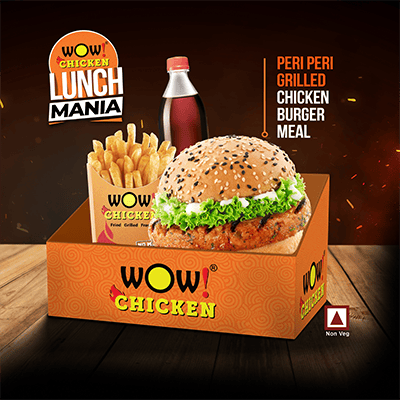 1P Peri Peri Grilled Chk Burger+1Regular Frie+ One 250ml Soft Drinks