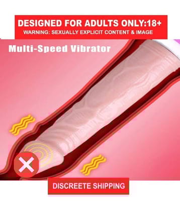 9" Long & Soft Sexy Real Felling SKIN Colored Vibrating Dildo For Sexy Girls Vagina - By CRAZYNYT