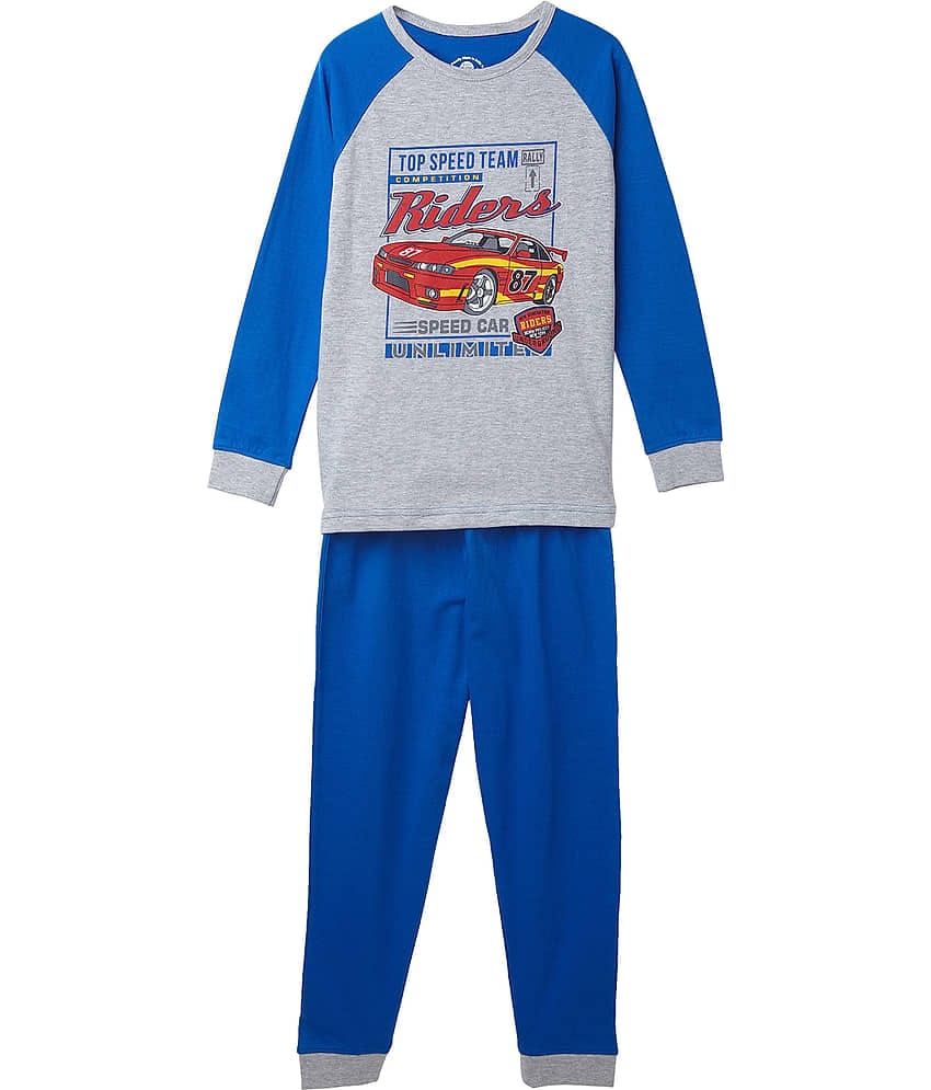 Cub Mcpaws Pack of 1 Boys Cotton Blend Nightsuit Set ( Multi Color )
