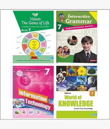 Self Enhancement Workbooks for Students Grade 7 Combo Book Set (Set of 4)