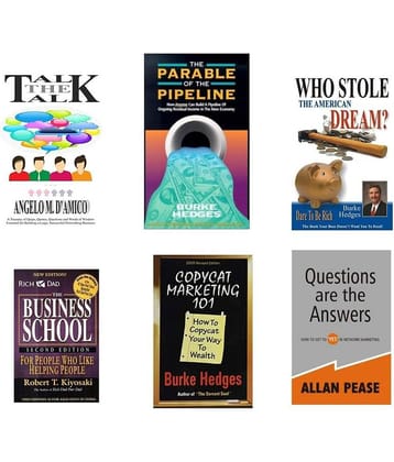PARABLE OF PIPELINE FULL SET 6 BOOKS  Business School, Questions Are The Answers, Copycat Marketing 101, Who Stole The American Dream? ,The Parable Of The Pipeline, Talk The Talk