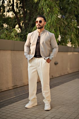 Astro 88 Bomber Jacket-XL / Sand Stone Beige / Astro 88 Bomber jacket