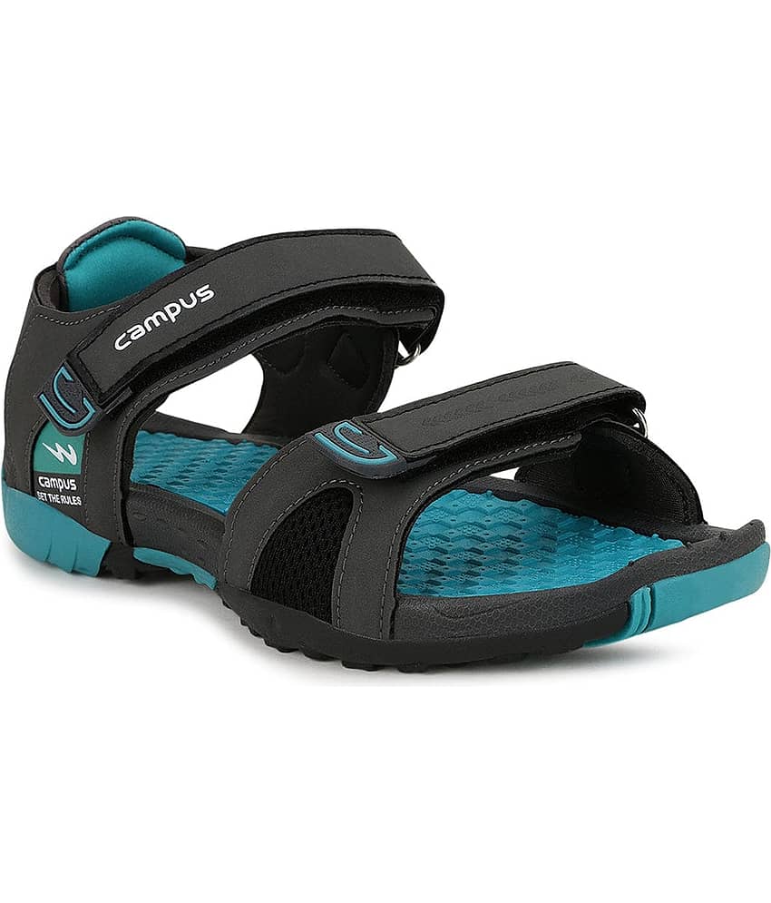 Campus - Black Men's Floater Sandals