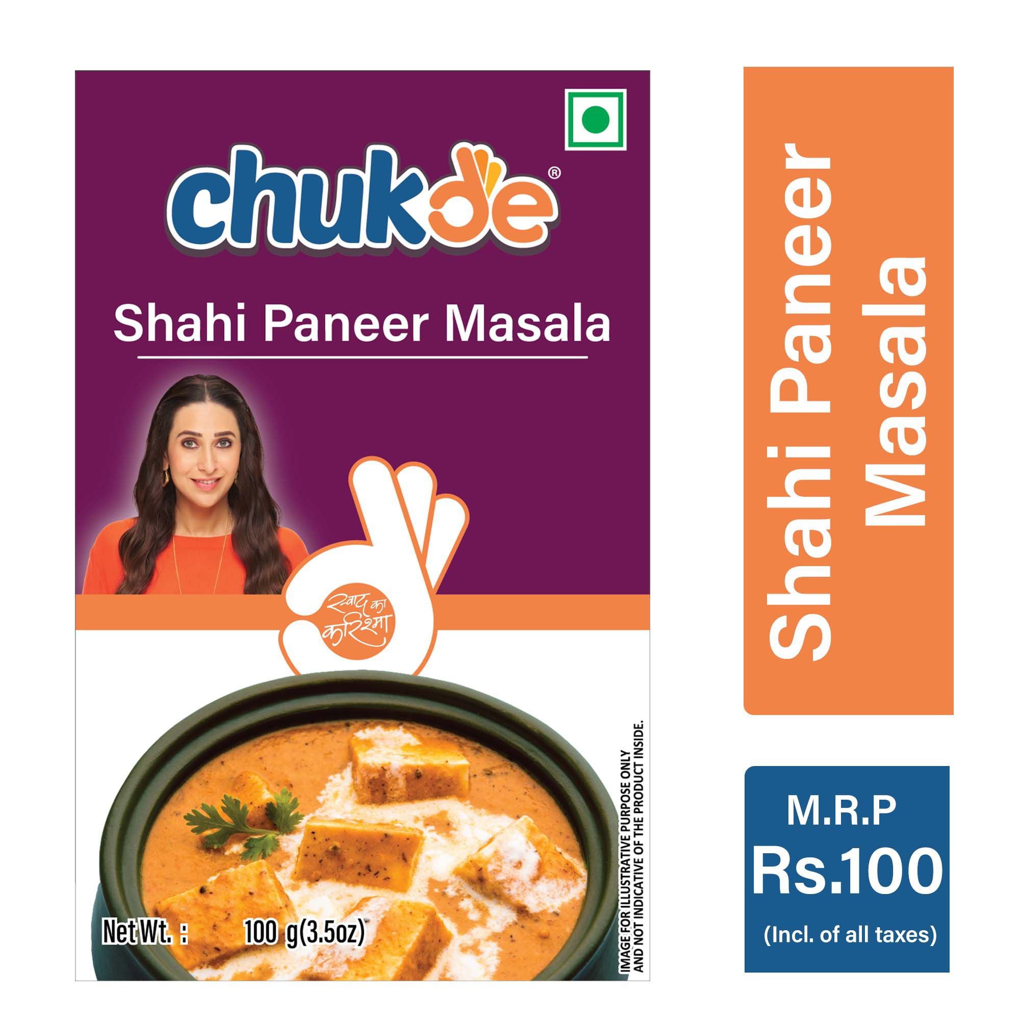 Chukde Shahi Paneer Masala Powder, 100G