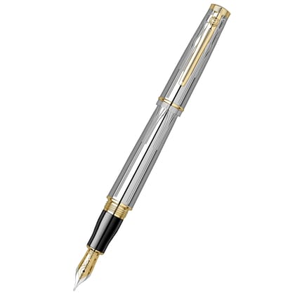 Scrikss | Heritage | Fountain Pen | Chrome-GT-Broad