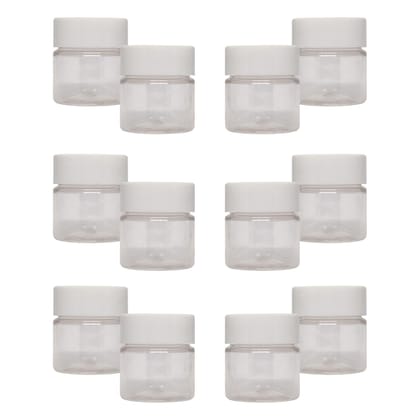 Puramio Round Pet Jar - Each 15 ml (Set of 12)