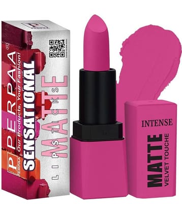 PERPAA Sensational ,Highly Pigmented with Vitamin E Creamy Matte Lipstick Long Lasting 3.5gm (Perfect Pink),Pack of 1