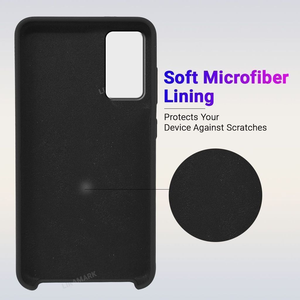 LIRAMARK Liquid Silicone Soft Back Cover Case for Samsung Galaxy S20 FE 5G