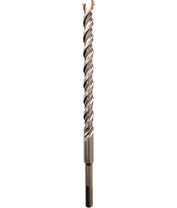 S4 Steel (16 x 210mm) Cross Tip Plus Hammer Drill Bit (Silver)