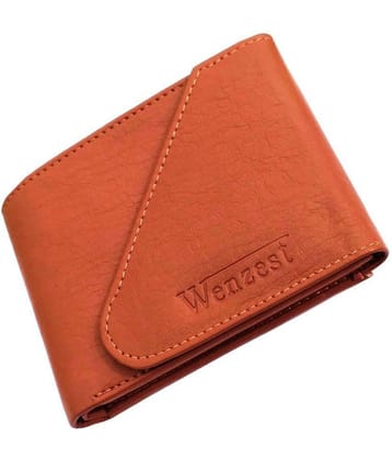 WENZEST PU Tan Formal Short Wallet