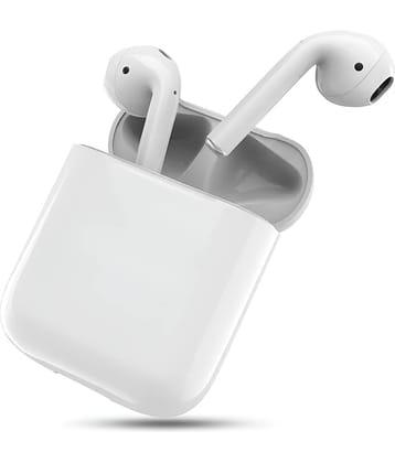 VERONIC i12 Bluetooth True Wireless (TWS) In Ear 24 Hours Playback Fast charging,Dual pairing IPX4(Splash & Sweat Proof) White