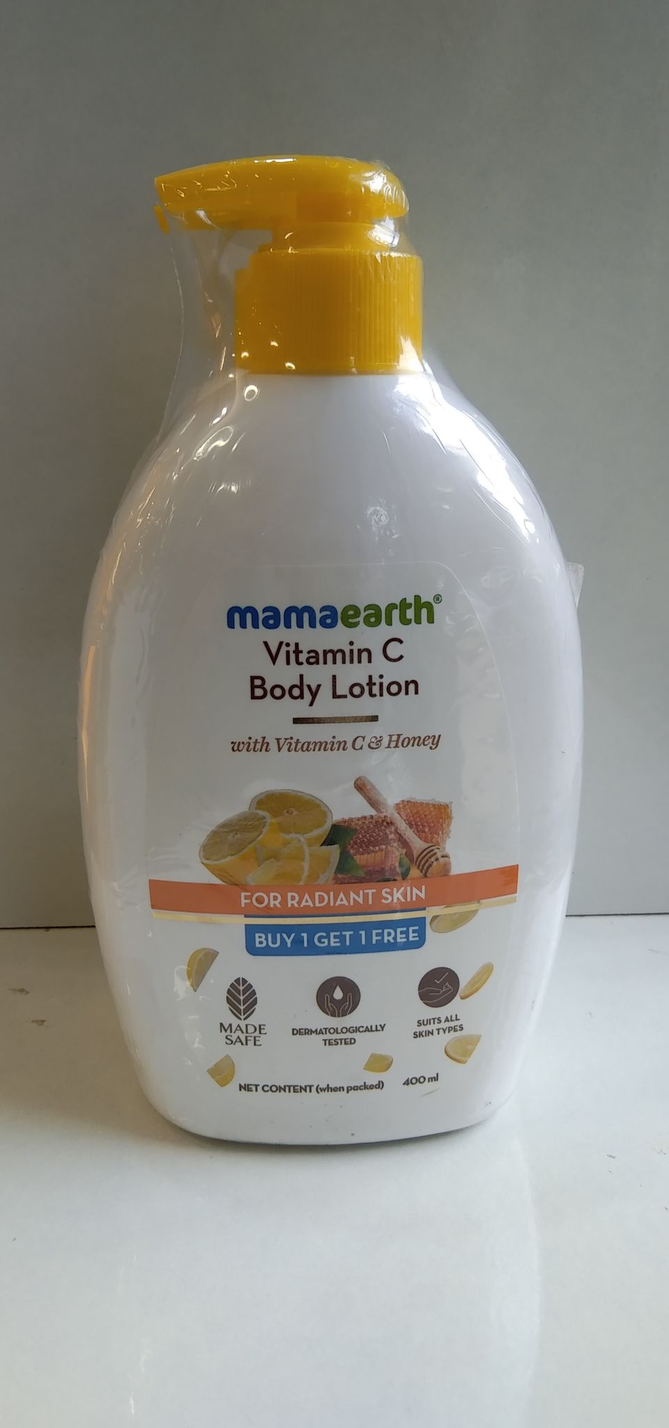 Mamaearth® Vitamin c Body lotion For radiant skin Buy 1 get 1 free 