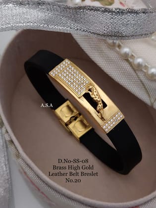 JAGUAR DIMAND GOLD UNISEX LOOSE BRACELET