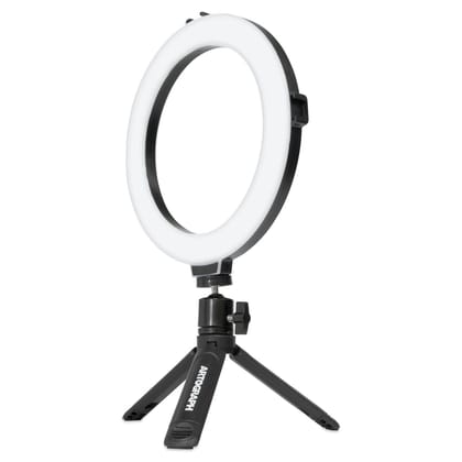 Mini Ring Light | Portable LED Selfie Light | Clip-On Light for Mobile, Laptop, Selfie, Video Call & Makeup
