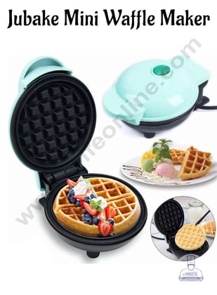 CAKE DECOR™ Jubake Mini Waffle Maker | Non-Stick Waffle Iron