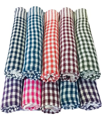 SHOP BY ROOM Cotton Blend Cleaning Cloth (Set of 10, Assorted)- 15x15 Inch
