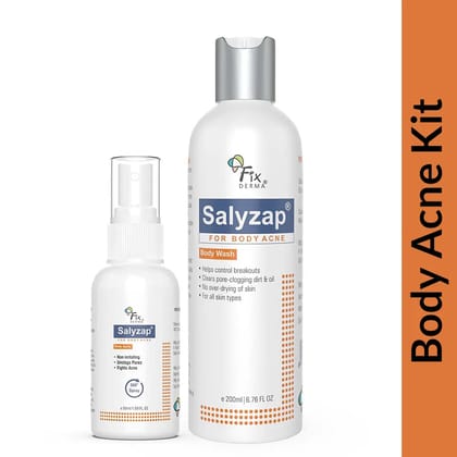 Body Acne Kit - Salicylic Acid + Tea Tree Oil Treatment For Body Acne