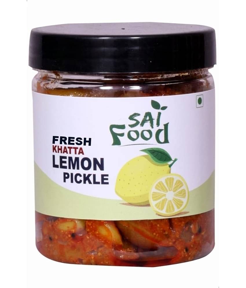 SAi Food FRESH Masalo Se Bana Sweet n Sour Premium Sweet Lemon Pickle Nimbu Ka Achar Pickle 250 g