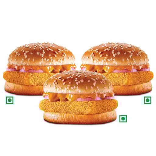 3 Veg Makhani Burst Burger,