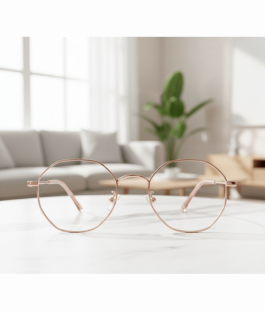 Admire Pink Full Rim Geometric Computer Glasses ( Pack of 1 )