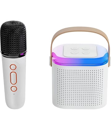 COREGENIX Karaoke Y1 10 W Bluetooth Speaker Bluetooth V 5.3 with USB,SD card Slot,Aux,3D Bass Playback Time 10 hrs Assorted