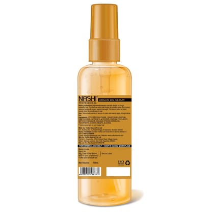 NASHI Professional Hair Rejuvenate Serum 100ml, Argan Oil Hair Serum for Rough and Unmanageable Hair