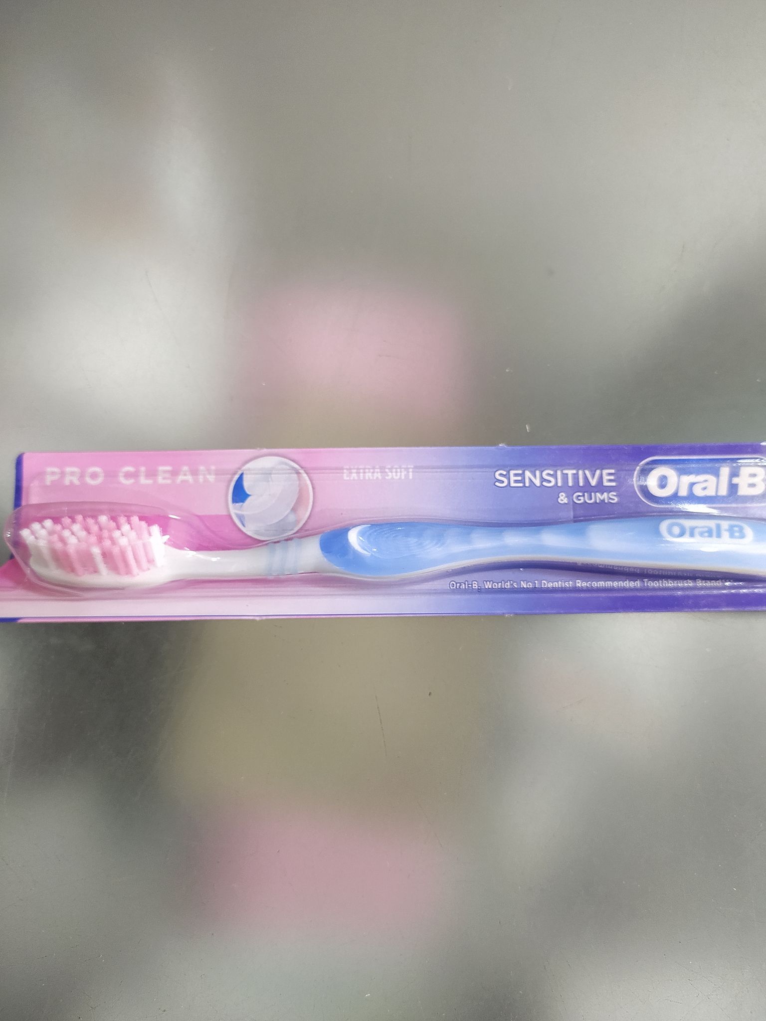 Pro clean Sensitive (oral b & gums Oral-b Oral b. world's no.1 dentist recommended toothbrusic. 
