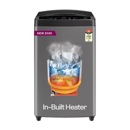 Godrej 7.5 Kg 5 Star, AI Powered, Inbuilt Heater, Fills Tub At ~0 Water Pressure, Fully Automatic Top Load Washing Machine (WTEON ALP 75 5.0 FDAG GPGR, Graphite Grey) Godrej 7.5 Kg 5 Star, AI Powered, Inbuilt Heater, Fills Tub At ~0 Water Pressure, Fully