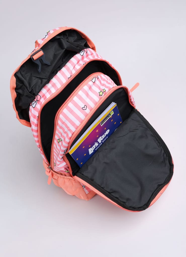 PB Pearlbags Polyester Water Resistant Casual Backpack For School,college & Office For Boys and Girls,Men & Women