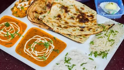 Aloo Naan Thali