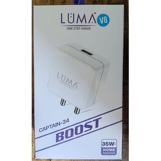 V8 Captain-34 35W Fast Charger | USB Wall Adapter | High-Speed Charging for Smartphones & Devices