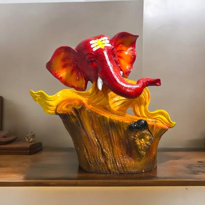 Ganesh Antique Idol Home Decor Ganesh Murti H – 33.5 cm-Poly-Resin