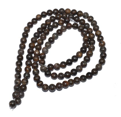 Bronzite Jasper Gemstone Round Beads 15 Inch String.Per String of Approx 62 Pcs , SEP-656-1 String / 6 MM