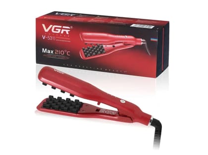 VGR V-531 Professional Hair Volumizing Iron For Women Hair Styler (Red)