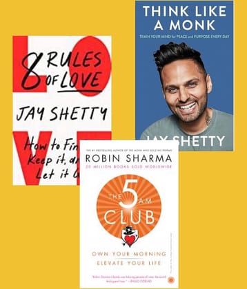 8 Rules of Love + Think Like Monk + 5 Am Club