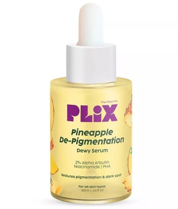 The Plant Fix Plix 2% Alpha Arbutin Pineapple Serum for Pigmentation & Dark Spot Reduction(30 ml)