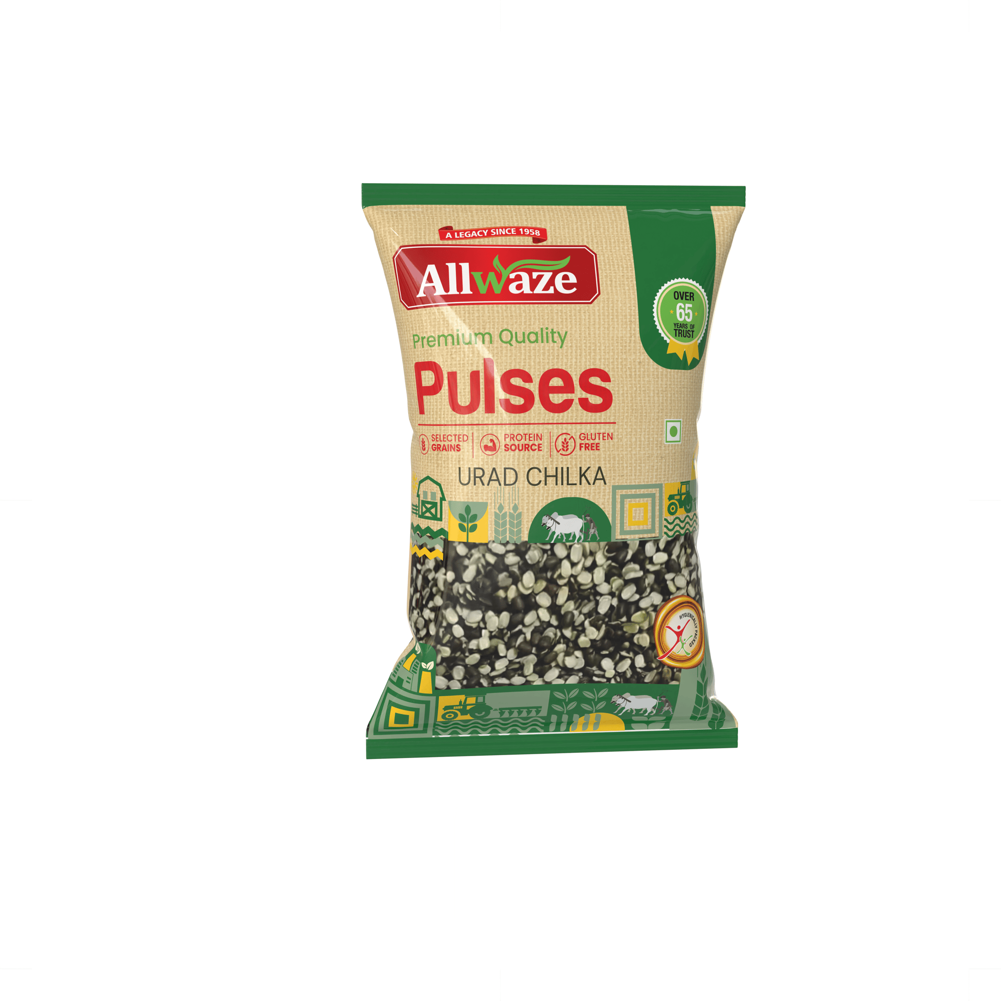 Allwaze Urad chilka 1kilogram