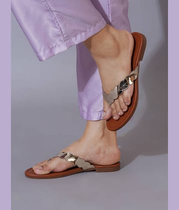 Stylestry Silver Women's Flats