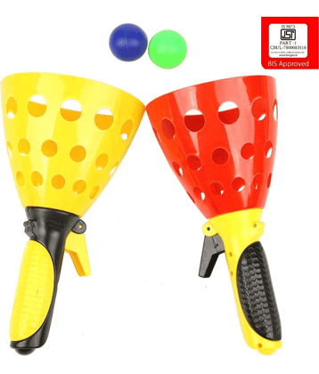 VBE  Click and Catch Twin Ball Game Indoor Outdoor Games Toys Set for Kids | Pop & Catch Ball Play Fun for Boys & Girls.