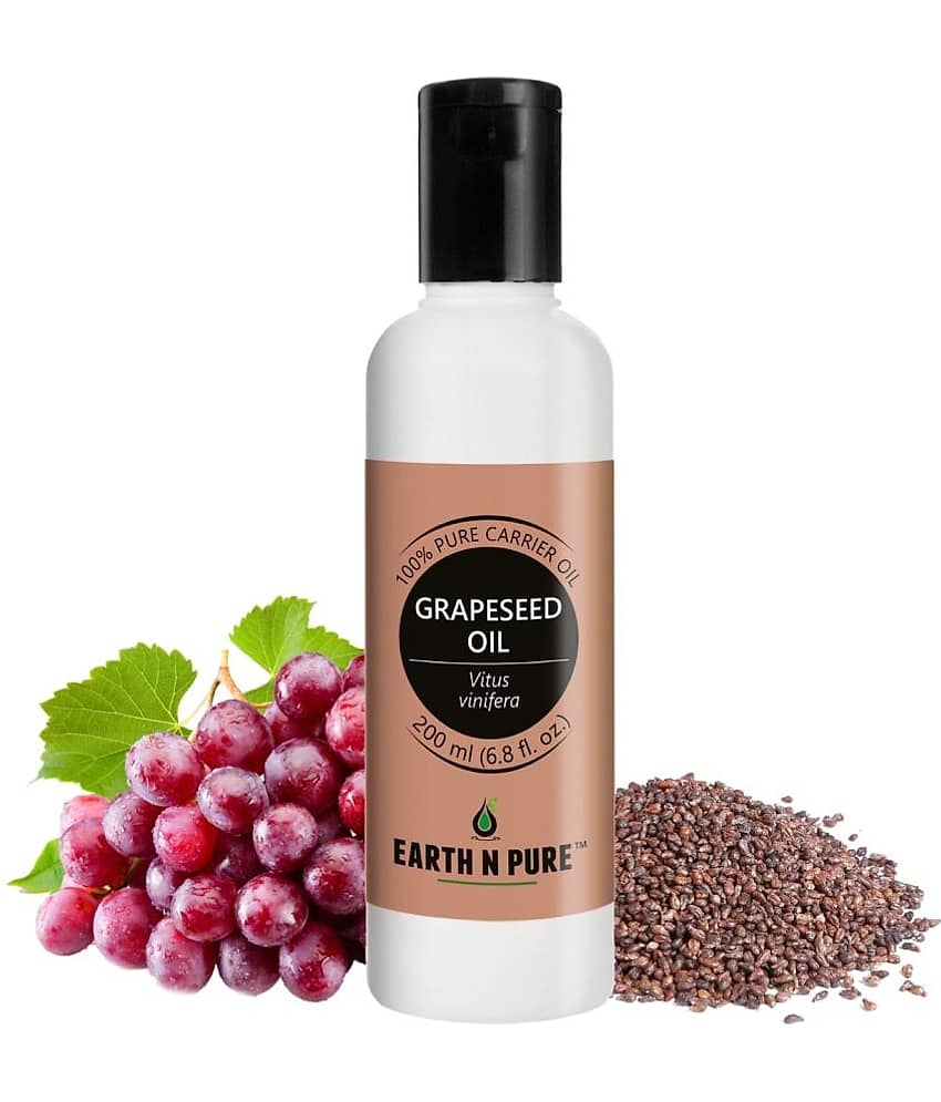 Earth N Pure - Grapeseed Essential Oil 200 mL ( Pack of 1 )