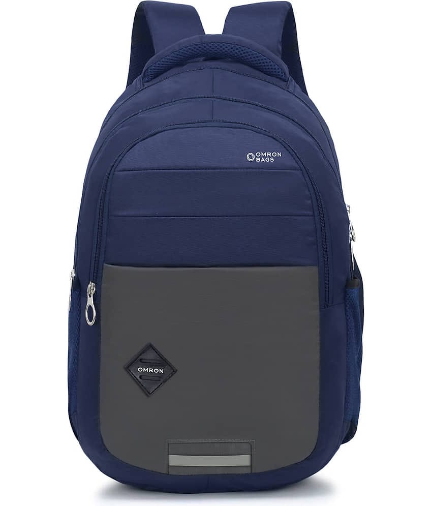 OMRON BAGS 30 Ltrs Polyester Backpack *For Men & Women ( Blue )