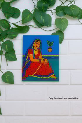Dbeautify's DIY Traditional Woman with Tulsi Plant