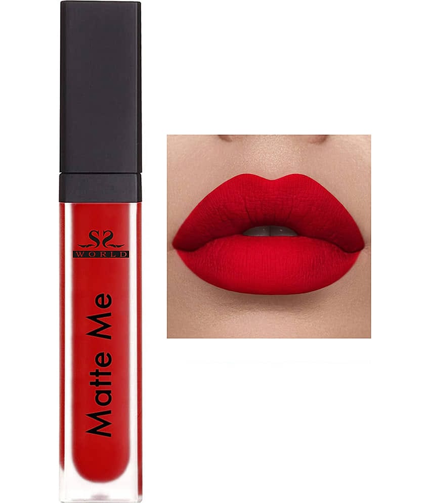 ssworld Red Matte Lipstick 6