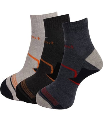 Dollar Socks Cotton Casual Ankle Length Socks Pack of 3