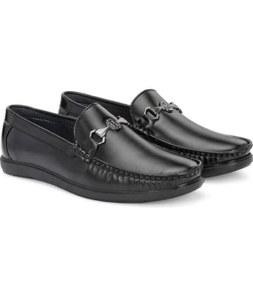 HATTOUN Black Men's Slip on Shoes