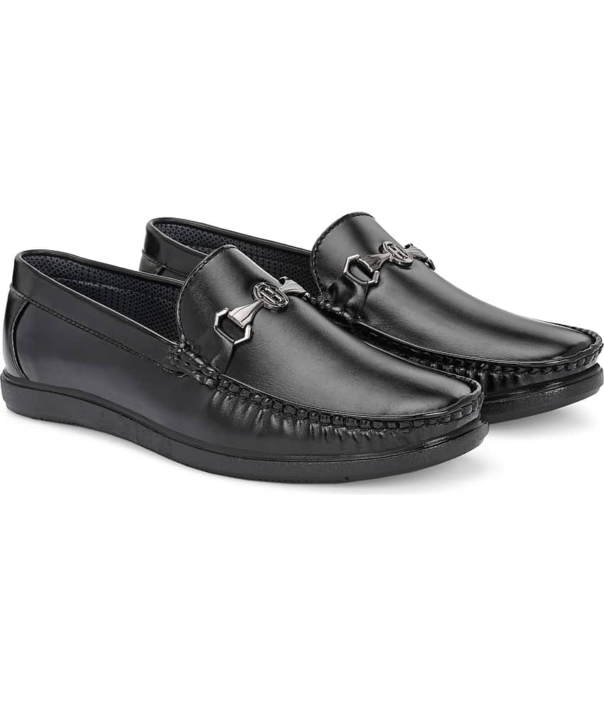 HATTOUN Black Men's Slip on Shoes