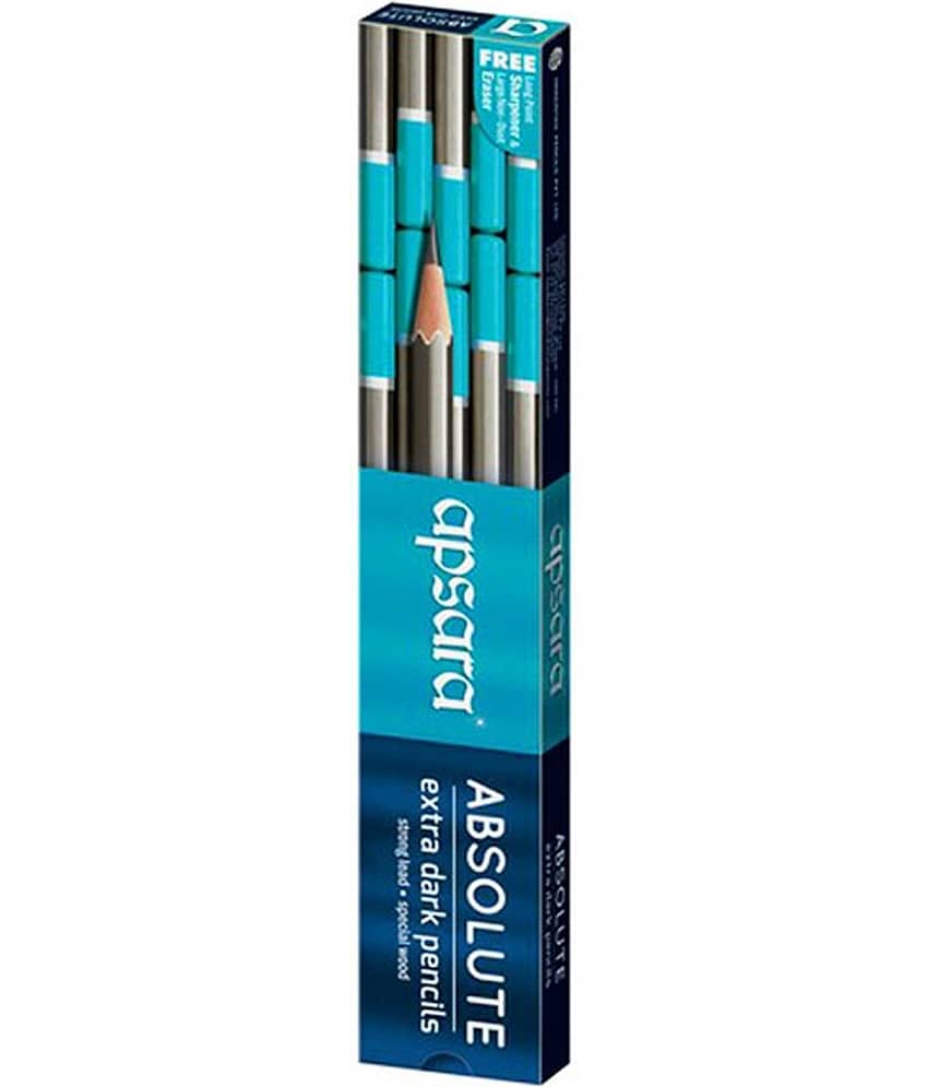 Apsara Absolute Pencils - 10 Boxes Of 10 Pencils Each