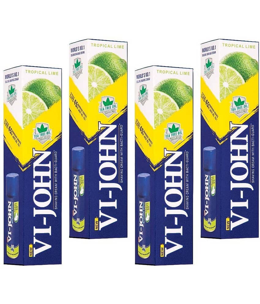 Vi-John Shaving Cream 125 g Pack of 8