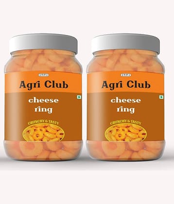 Agri Club Cheese Ring Puff 200gm pack of 2 (Each 100gm)